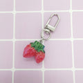 Miniature Resin Fruit Vegetable Mushroom and Shrimp Clip Keychains view 7