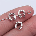 7x8mm 0.55g Multicolor Zinc Alloy Horseshoe Loose Metal Beads for Bracelet DIY Jewelry Making