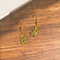 Gold Tone Gummy Bear Hook Earrings in Eleven Colors view 10