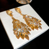 Amber Crystal Leaf