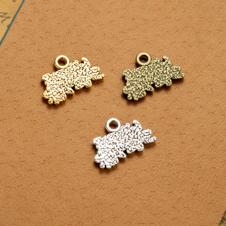 19x13mm SISTER Letter Alloy Pendant Charm