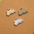 Little Sister Word Charm Metal Jewelry Making Component In 3 Finishes view 2