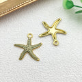 Gold-Tone Starfish and Butterfly Metal Charms with 20 Listed Options view 8