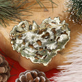 Multicolor Floral Heart Brooch With Crystals And Pearl view 3
