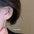 Butterfly Pearl Ear Cuffs In Six Silver And Gold Tone Styles view 4