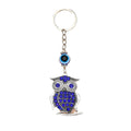 Silver Tone Animal Mermaid Butterfly Evil Eye Split Ring Keychains view 5