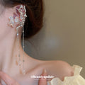 Silver Tone Crystal Ear Cuffs and Ear Wraps in Four Designs view 3