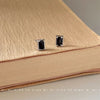 Black Rectangle Stud