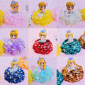 Aristocratic Ballgown Doll Keychains in Eleven Colors plus Assorted Option view 2