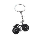 Bicycle-Shaped Metal Keychain With Split Ring in Five Colors view 5