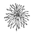 Radiating Sunburst Brooch In Four Metal Tone Designs view 2