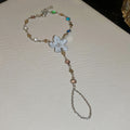 Enamel Flower Lariat Necklaces And Hand Chains Twelve Styles view 9