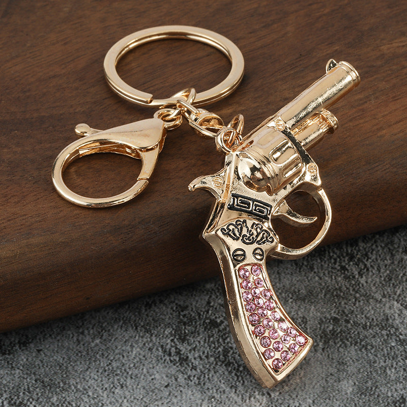 PUBG Revolver Metal Keychain Bag Charm Gift Accessory