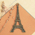 68x35mm Double-Sided Tower Alloy Charm Pendant