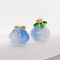 Clear Flower Glossy Charms with 13 Listed Options for DIY Jewelry Making view 7
