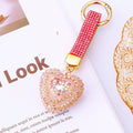 Jeweled Mermaid Heart Keychains in Six Colors plus Assorted Option view 3