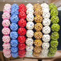 Rhinestone Disco Ball Stretch Bracelet Seven Colors view 1