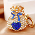 Crystal Heart and Chinese Fortune Charm Keychain Collection in Thirty Seven Designs view 12