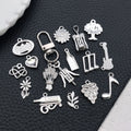 Blue Leaf Metal Charms with 15 Listed Options for DIY Jewelry Making view 2