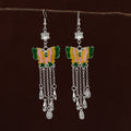 Colorful Butterfly and Peacock Necklace Earring Jewelry Collection view 8