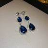 Blue Teardrop Earrings