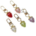 Translucent Resin Strawberry Keychain Charms 5 Colors view 5