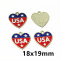 Patriotic American Enamel Charms in Twelve Colorful Designs view 6