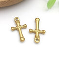 Gold-Tone Cross Metal Charms with 16 Listed Options view 7