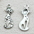 Silver-Tone Halloween Theme Metal Charms with 17 Listed Options view 8