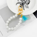 Mermaid Tail Keychain with Starfish and Shell Charms view 7