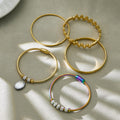 Magnetic and Hinged Bracelet Collection in Eight Metal Finishes view 3