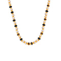 Double Layer Tiger Eye Oval Pendant Natural Stone Bead Necklace view 6