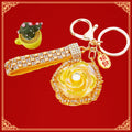Moonstone Peony Flower Keychains in Five Colors plus Assorted Option view 4