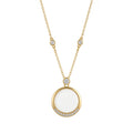 Glass Locket Jewelry With Silver And Gold Tone Frames view 6