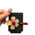 Acetate Multicolor Flower Duckbill Hair Clip Red Bar view 5