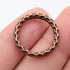 Antique Copper 24x24x3.4mm
