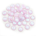 Glossy 12mm Round Cat Eye Resin Cabochons in Nine Colors view 6