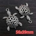 Openwork Turtle Shaped Metal Charms in Two Pictured Sizes view 6