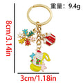 Thirty-Six Christmas Character Metal Keychain Designs view 12