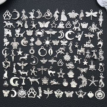 Blue Seashell Metal Charms with 15 Listed Options for DIY Jewelry Making