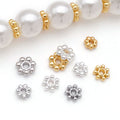Metal Gear Shaped Spacer Beads in Three Sizes and Three Finishes view 2