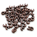 C-Shaped Crimp Bead Covers in Three Sizes and Multiple Finishes view 8