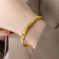 Celestial Sun Moon Star Open Bangle And Hoop Earrings view 6
