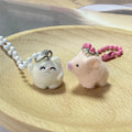 Mini Flocked Animal and Character Ball-Chain Charms in Twenty-Four Designs view 3
