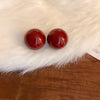 Deep Red Round