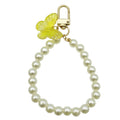 Butterfly Charm Keychains Featuring Yellow Butterfly Across 3 Pictured Variations view 6