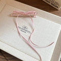 Pink Or Black Lace Heart Pearl Like Bow Hair Clip With Long Ribbons view 6