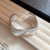 Silver Faceted Square