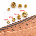 Metal Wheel Spacer Beads in Four Sizes and Three Finishes view 7