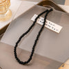 Black 6mm Necklace